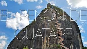 View toward el peñón de guatapé. El Penon De Guatape Colombia Youtube