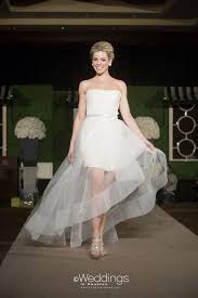 Houston Wedding Blog Short Bridal Dress Hi Low Wedding Dress Tea Length Wedding Dress