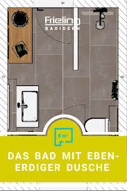 Das Bad Mit Ebenerdiger Dusche Grundriss Ebenerdige Dusche Dusche Kleines Bad Mit Dusche