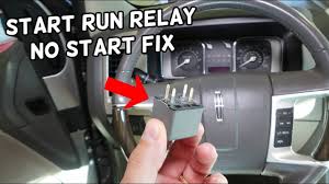 Fuses if electrical components in the vehicle are not working, a fuse blown fuses are identified by a broken wire within the fuse. Lincoln Mkx No Crank No Start Start Run Relay Location Replacement Youtube