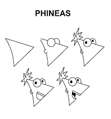 Phineas Schritt Fur Schritt Anleitung Zum Zeichnen Joyeux Noel20 Drawing Tutorial Easy Drawings Art Drawings Simple