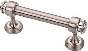 Alzassbg Al3082sn Brushed Satin Nickel 3 Inch 76mm Hole Centers Cabinet Hardware Straight Bar Draw Drawer Handles Drawer Pull Handles Silver Cabinet Hardware
