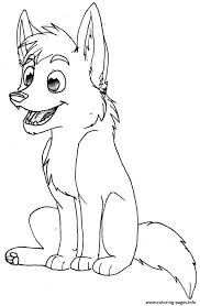 Peter and the wolf coloring pagesprintable coloring pages for kids: Baby Wolf Coloring Pages Printable
