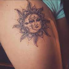 Sun And Moon Tattoos Sun Tattoos Tattoos Inspirational Tattoos