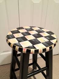 Black And White Checkered Bar Stools This Item Is Unavailable Etsy Whimsical Furniture Painted Furniture Paint Furniture