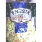 Kroger Fresh Selections Cole Slaw Green Cabbage Carrots Calories Nutrition Analysis More Fooducate