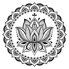 Lostus Flower Tattoo Vector Artwork Floral Png Transparent Clipart Image And Psd File For Free Download Mandala Coloring Pages Mandala Design Art Lotus Mandala