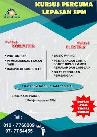 Check spelling or type a new query. Kursus Percuma Kolej Kemahiran Mentari Facebook