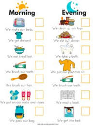 19 Best Toddler Routine Chart Images Routine Chart