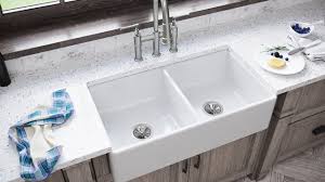 burnham fireclay sink collection with