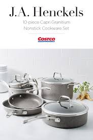 Made With 99 9 Pure Aluminum This J A Henckels International 10 Piece Capri Granitium Nonstick Cookware Cookware And Bakeware Cookware Set Nonstick Cookware