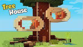 Bluenerd minecraft has many tutorials and builds ideas to help you. Minecraft How To Build A 4 Players Tree House Tutorial Easy Youtube Minecraft Tree Cute Minecraft Houses Easy Minecraft Houses