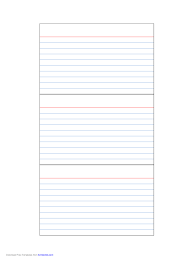 Index cards are useful for many things, from making flashcards to study for tests to printing recipes to written by: Index Card Template 4 Free Templates In Pdf Word Excel Download