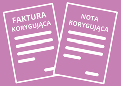 Nota a faktura korygująca