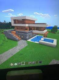 Tell me what you don't like so i can improve to make my next building better. Built A Modern House In Bedrock Edition 1 14 Minecraftbuilds