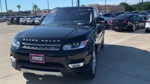 2017 Range Rover Sport Hse In Santorini Black Youtube