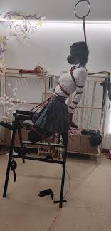 球球工作室on X: 三角木马痛苦放置，直臂紧缚。 t.coEWZ1iOcGBX  X