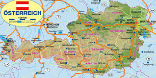 Karte Von Osterreich Land Staat Welt Atlas De
