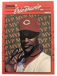 The prices shown are the lowest prices available for eric davis the last time we updated. Eric Davis Signed Autographed 1990 Donruss Mvp Baseball Card Cincinn Autographed Wax