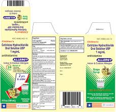 childrens cetirizine hydrochloride allergy solution