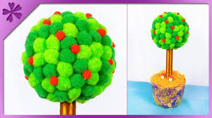 Check spelling or type a new query. Diy How To Make Pom Pom Tree Eng Subtitles Speed Up 397 Youtube