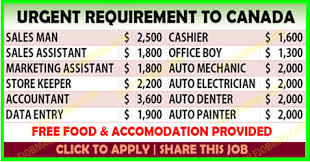 Urgent Requirement For Canada Apply Now How To Apply Find A Job Canada