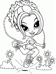 This march i'm walking 10. Lisa Frank Glamour Jumping Rope Coloring Page Free Printable Coloring Pages For Kids