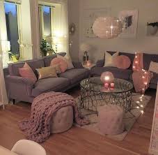 Grey And Pink Apartment Living Room Design Living Room Decor Apartment Apartment Living Room