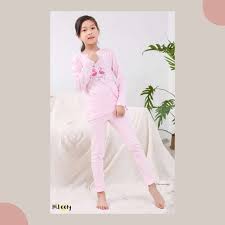 Promo / piyama anak baju anak baju tidur piama anak laki laki anak perempuan piama karakter janda bolong. Baju Tidur Anak Perempuan Lengan Panjang