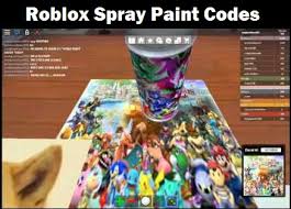 It's a unique code for different decal design. Roblox Decal Ids Spray Paint Codes 2021 List