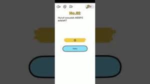 Setiap nilai berikutnya dikali 2 dari kanan. Brain Out Level 62 Huruf Sesudah Aebfc Adalah Youtube
