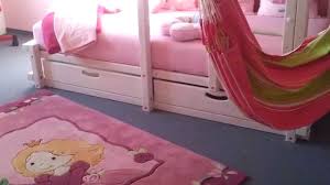 Lit mezzanine deux places très pratique. Lit Superpose Evolutif Lit Mezzanine A 2 Places Pour Princesse Woodland Youtube