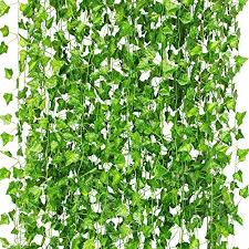 Your vines decor stock images are ready. Cqure 12 Pack 84ft Artificial Ivy Garland Ivy Garland Fake Vines Uv Resistant Green Leaves Fake Plants Hanging Vines For Home Kitchen Wedding Party Garden Wall Room Decor Pricepulse