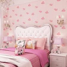 Kids Room Wallpapers Girls Bedroom Nonwovens Warm Korean Style Pastels Pink 3d Wall Murals Princess Phalaenopsis Wallpapers Wallpaper Girls Style Wallpaperroom Wallpaper Aliexpress