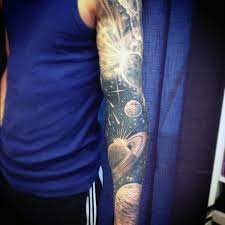 75 Universe Tattoo Designs For Men Matter And Space Universe Tattoo Sleeve Tattoos Full Sleeve Tattoo Design