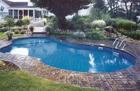 Mountain Lake Shaped Inground Pools Cannon Pools And Spas Pools Backyard Inground Swimming Pools Backyard Pool Landscaping