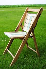 Vintage Wood Folding Chair Beachy Sun Bleached Colors Natural Patina Accent Chair Portable Seat Beac Wood Folding Chair Oversized Chair Living Room Chair