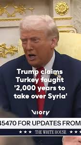 'Erdogan took over Syria but doesn't want to take credit' - Trump says  Turkey 'responsible' for toppling Assad, #Trump #Erdogan #Syria #Turkey #USA