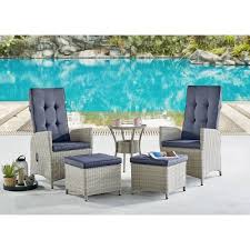 Orlando outdoor woven faux rattan chairs with cushions. Wicker Recliner Outdoor Chair Target