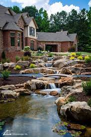 Here is a basic overview of the steps involved from conception to completion of a backyard garden it is important to decide where in your yard you would most benefit from a pond or waterfall. Custom Pond And Waterfall For Shaquille O Neal Aquascape