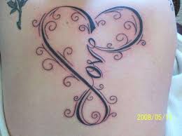 This is a stunning design of two lovers who have attached their names to their heartbeats bringing them together forever. 38 Beautiful Word Tattoos
