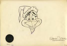 Draw two curved lines downward from the face, forming the neck and. Grinch Face