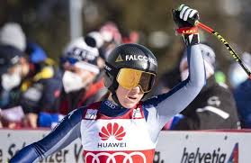 Italy's sofia goggia and norway's aleksander aamodt kilde win downhill titles at val d'isere. Sofia Goggia Vince La Libera Di Crans Montana Per Lei Terzo Successo In Stagione Corriere It