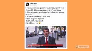 Pourquoi sont nées les rumeurs ? Mort De Claude Sempere Ses Confreres Rendent Hommage Au Grand Reporter De France 2 Sur Twitter