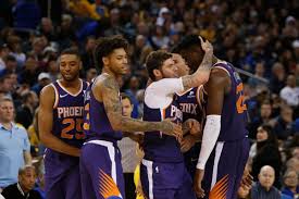 Every player shifts their weight at the same time, and starts with the same foot. Two Phoenix Suns Players Reportedly Tested Positive For Coronavirus Fadeaway World