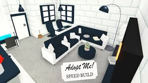Tiny House Idea Adopt Me Speed Build Houseidea Adoptme Speedbuild Black House Roblox Home Roblox