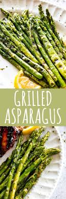 Grilled Asparagus Recipe Grilled Spears Of Fresh Asparagus Prepared With Just A Few Ingredients Plus Grilled Asparagus Recipes Bbq Recipes Asparagus Recipe