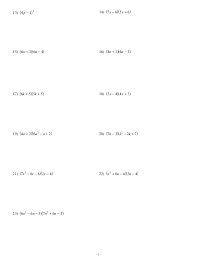 Worksheet based on using the geometer's sketchpad. Algebra Worksheet Multiplication