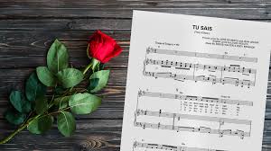 Sheet music is the format in which songs are written down. Free Sheet Music For July Tu Sais Musicnotes Now