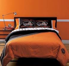 Harley Davidson Classic Bed Set For Kids Teens Adults Harley Davidson Bedding Bedding Sets Harley Davidson